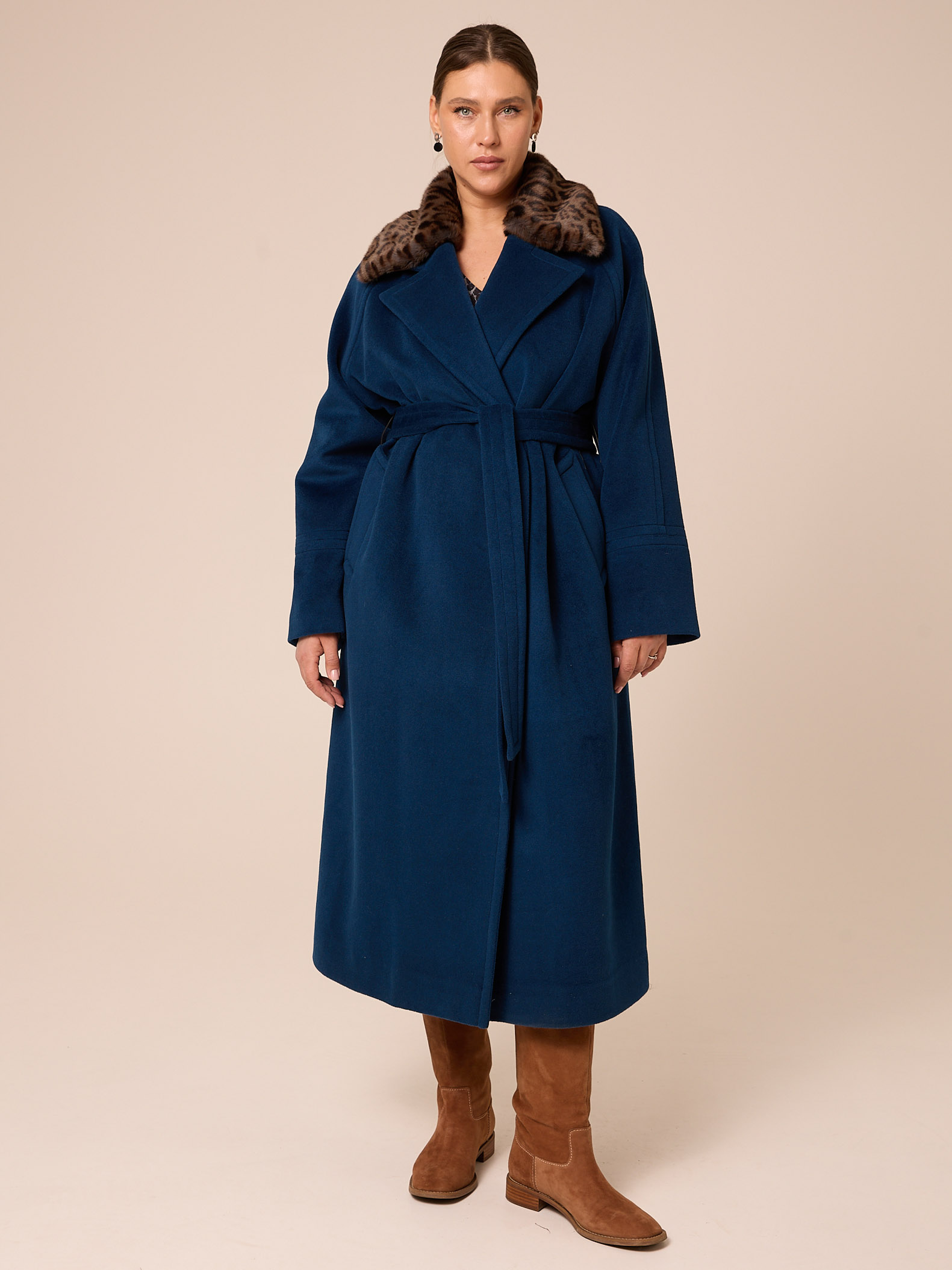 Пальто Бренкли Синий