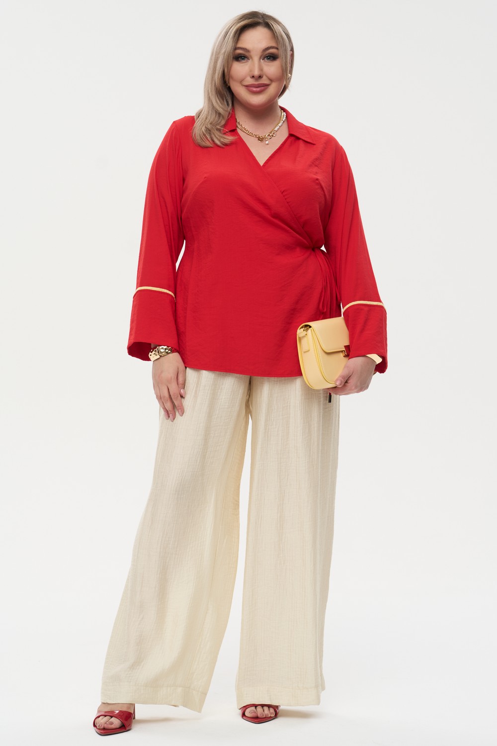 Брюки Рибейро Молочный