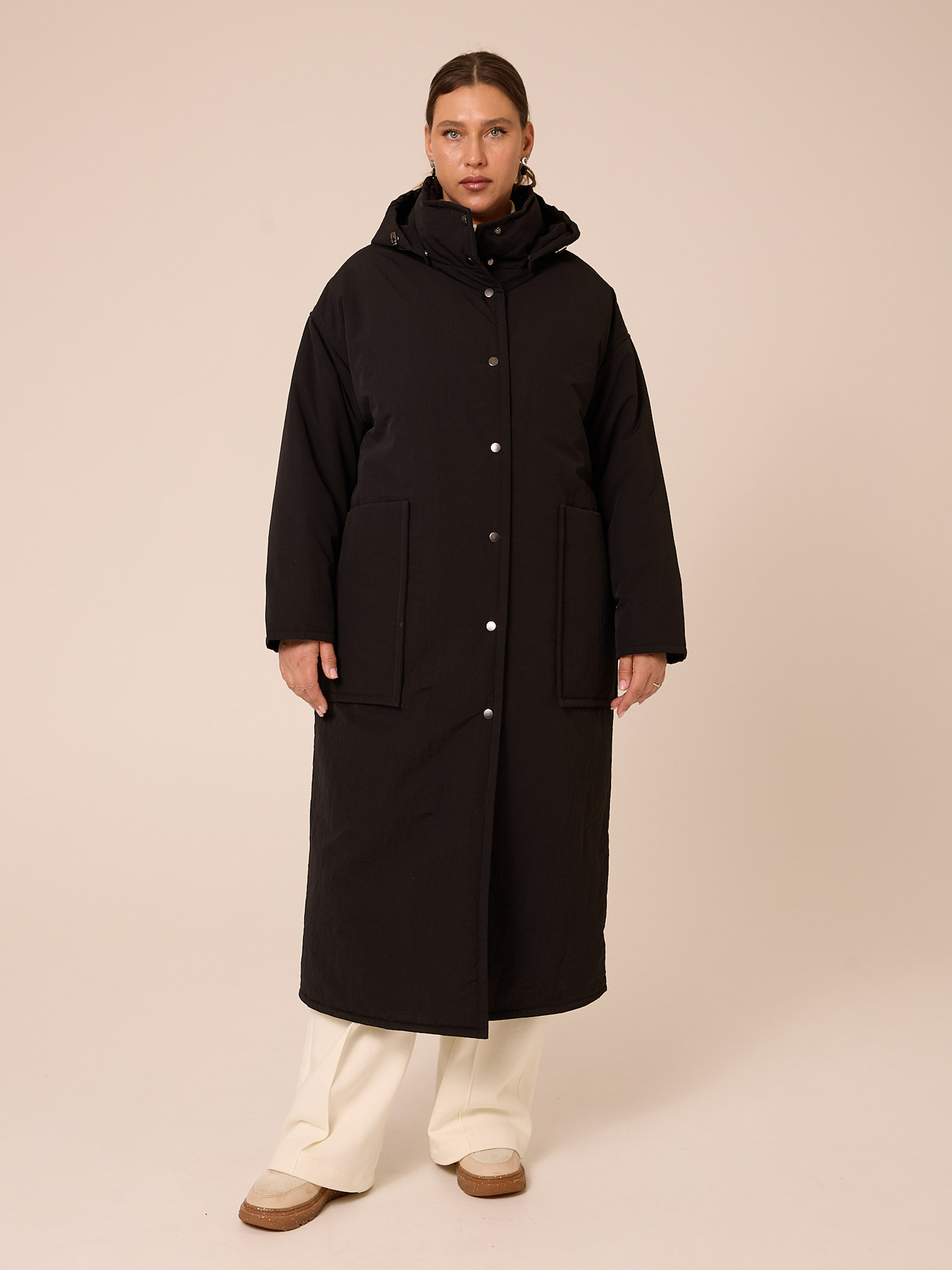 Пальто Крис Черный