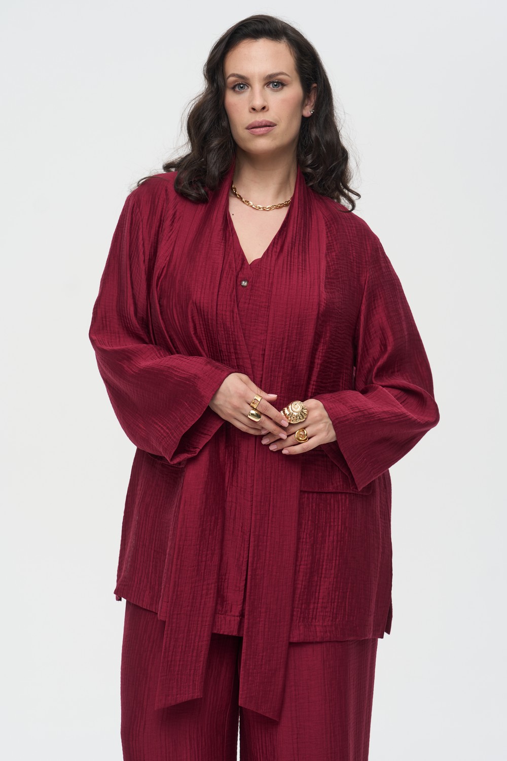 Жакет Калабрия Бордовый