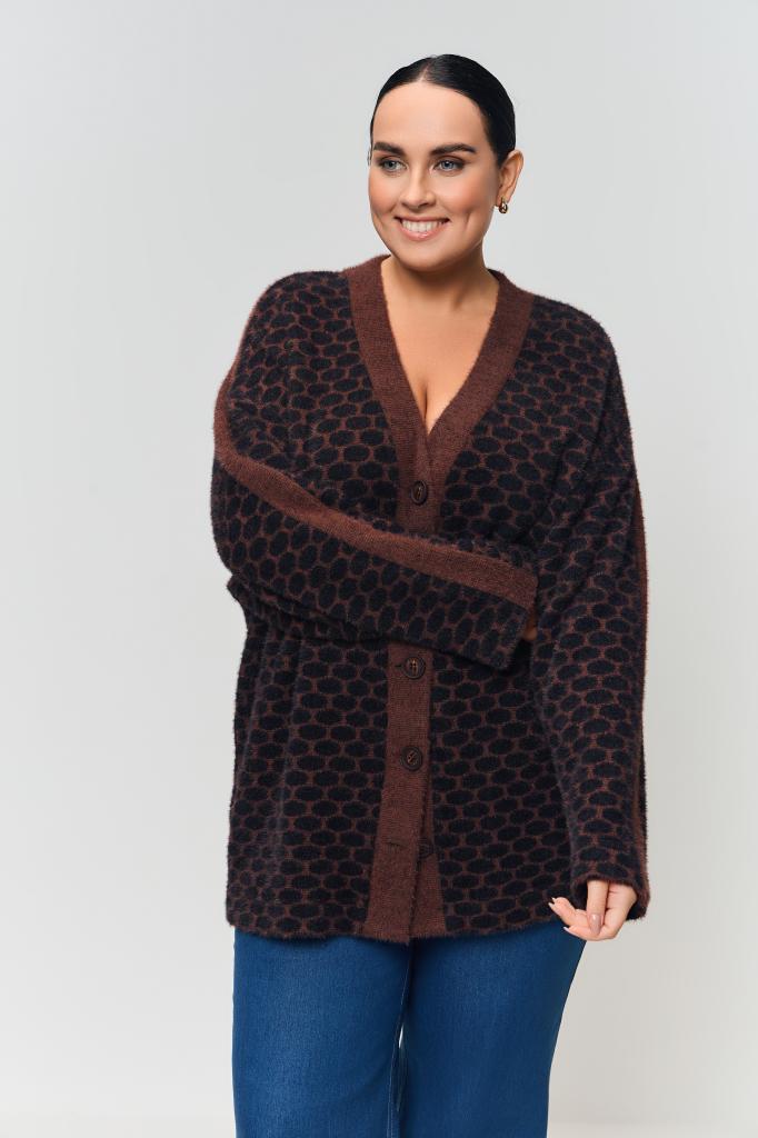 Кардиган Триумф Коричневый