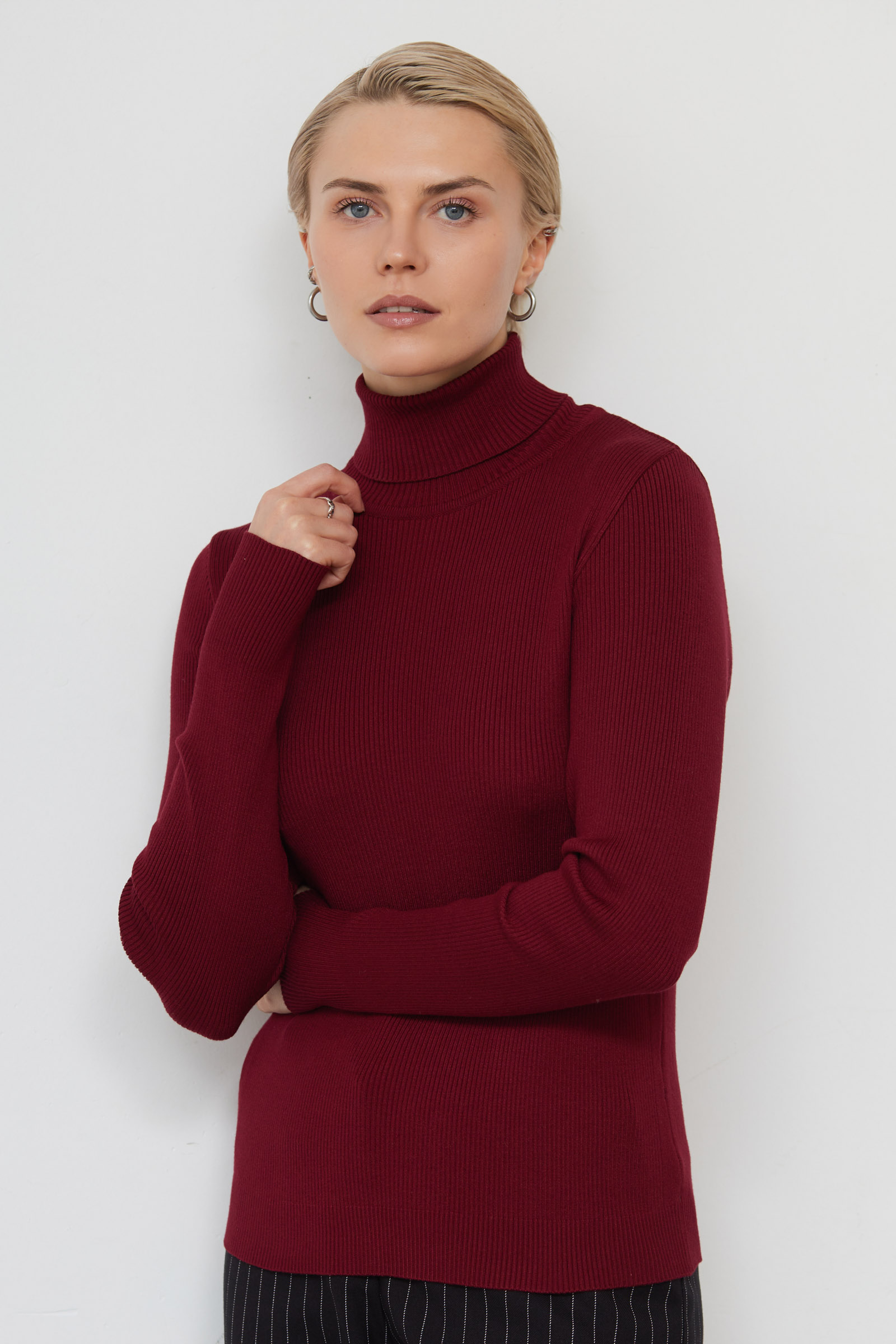 Водолазка 310312 Бордовый