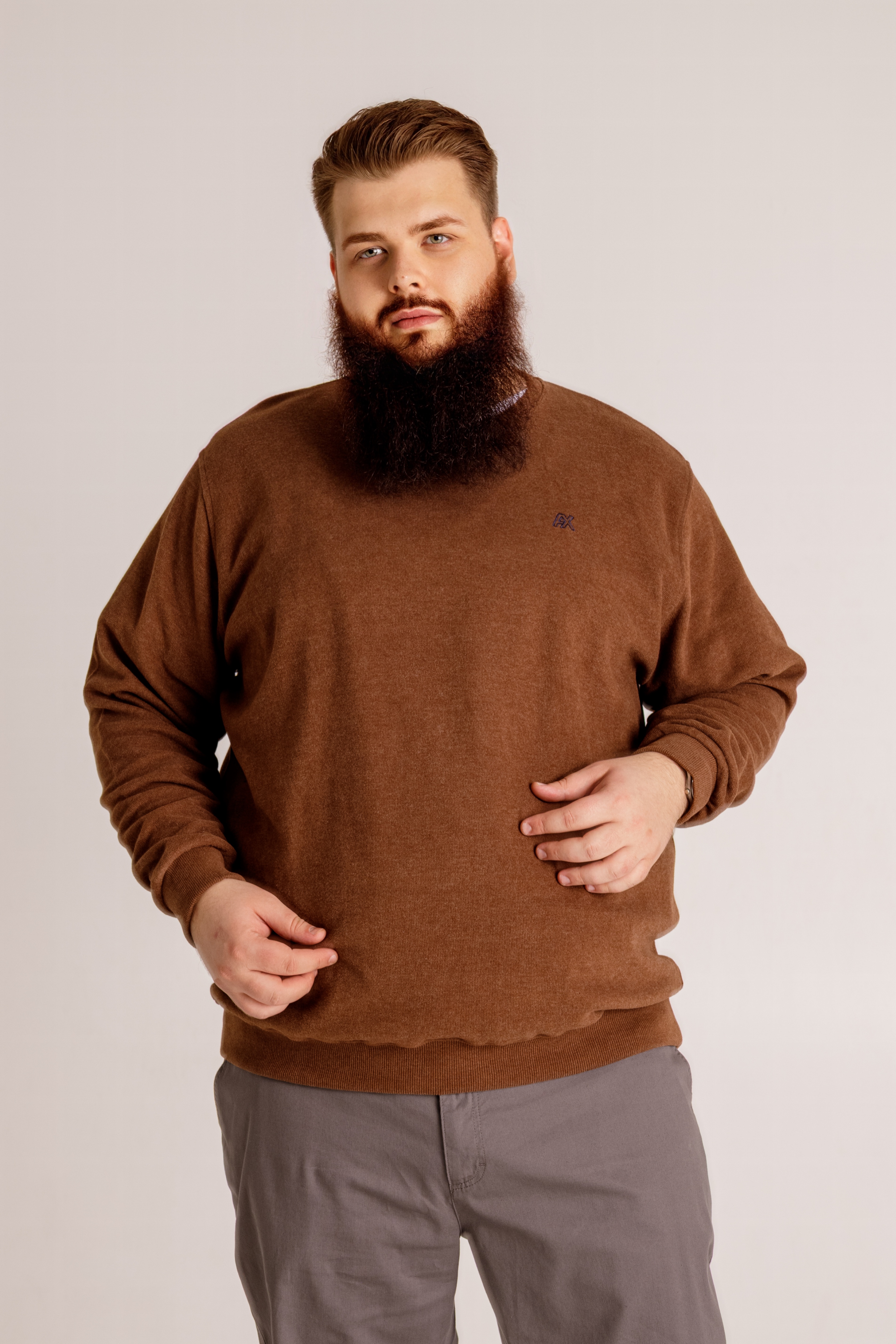 Джемпер 3586 Коричневый