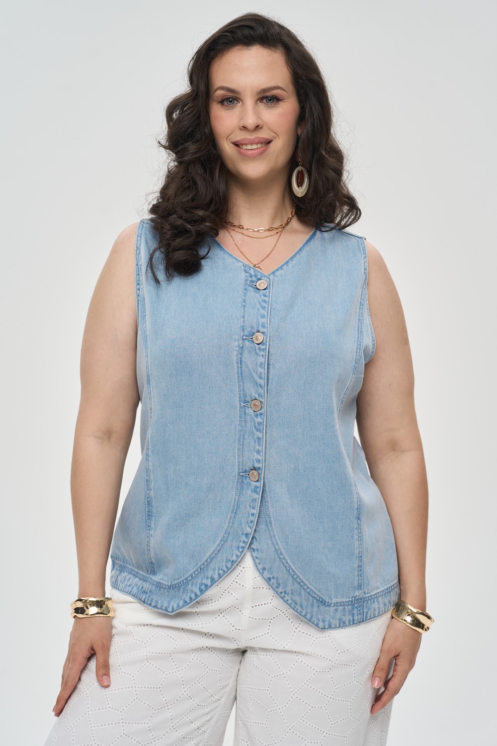 Жилет Блуи Голубой