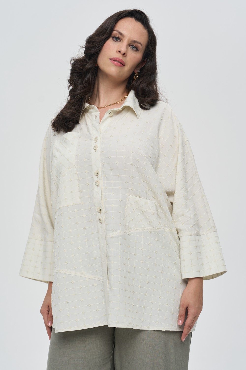 Рубашка Жефруа Молочный