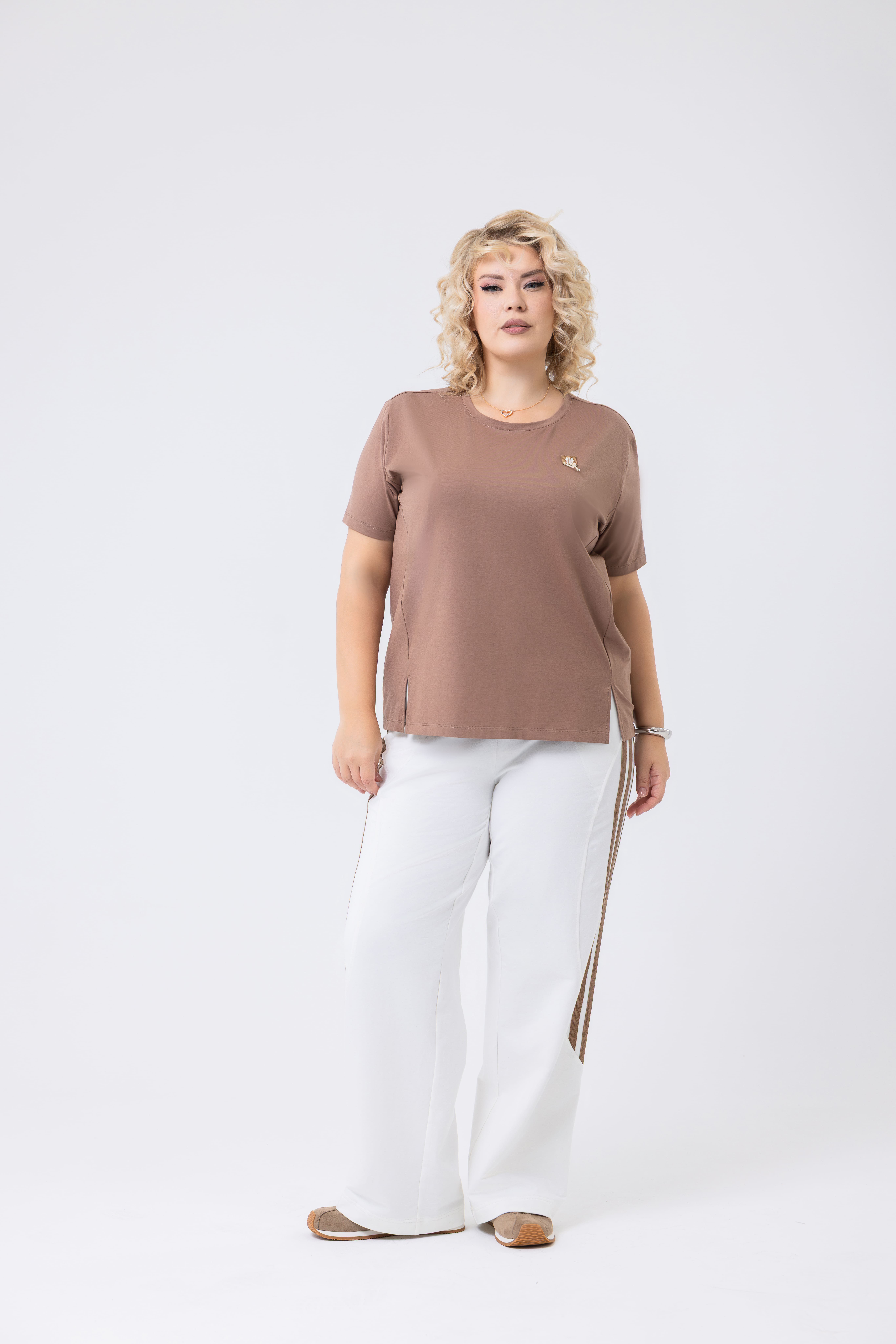 Брюки 133246 Молочный