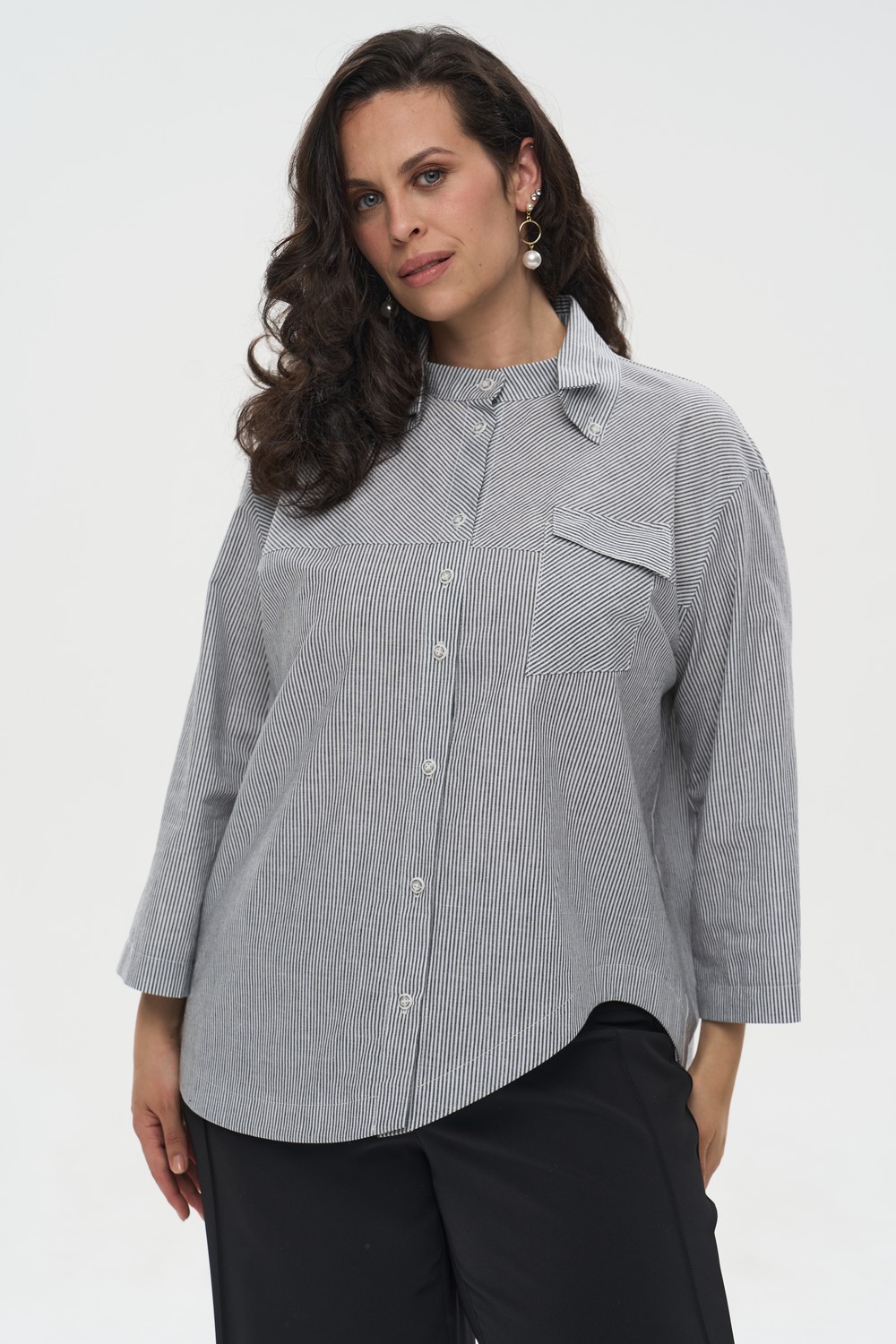 Рубашка Стронжи Серый