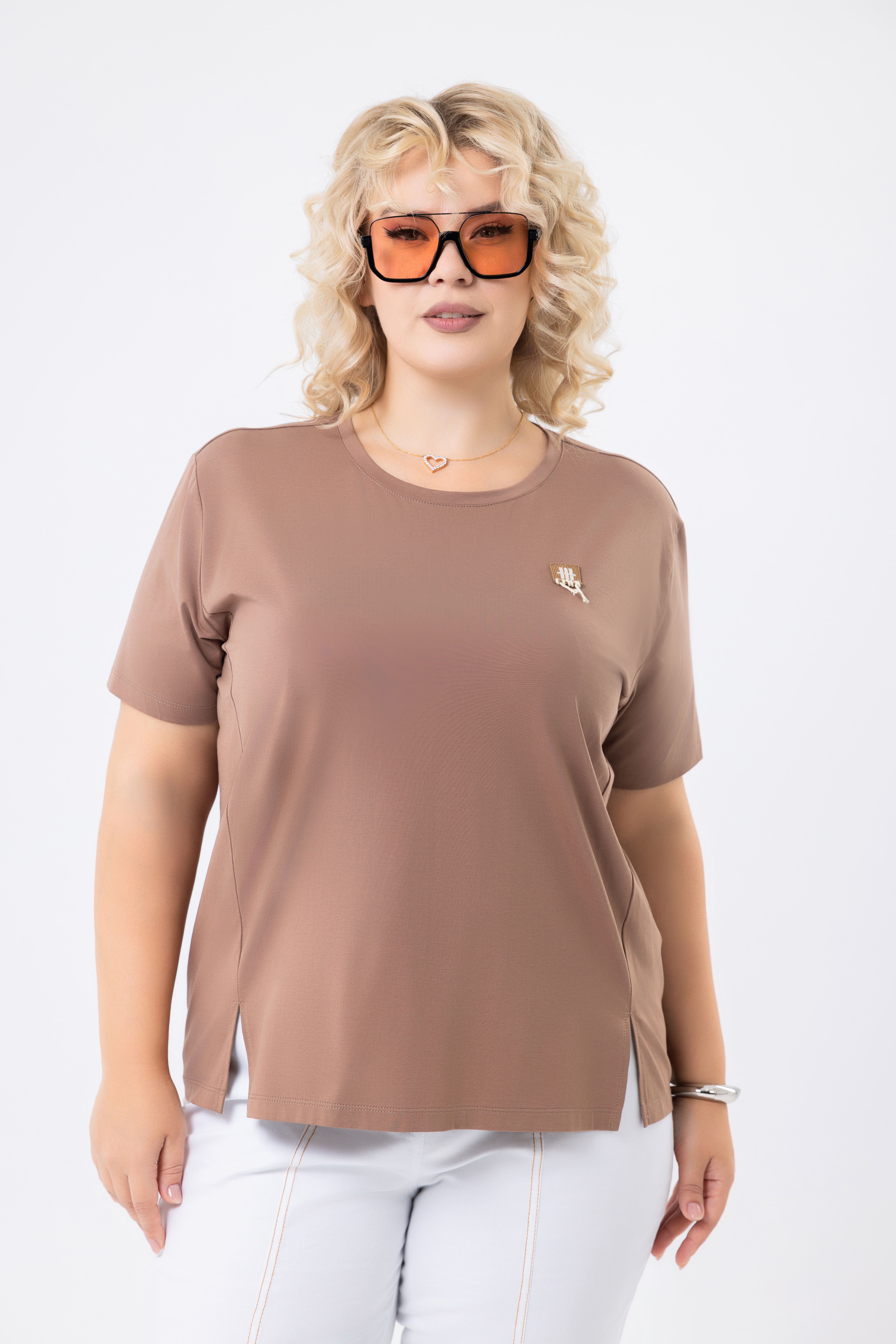 Футболка 14149 Коричневый