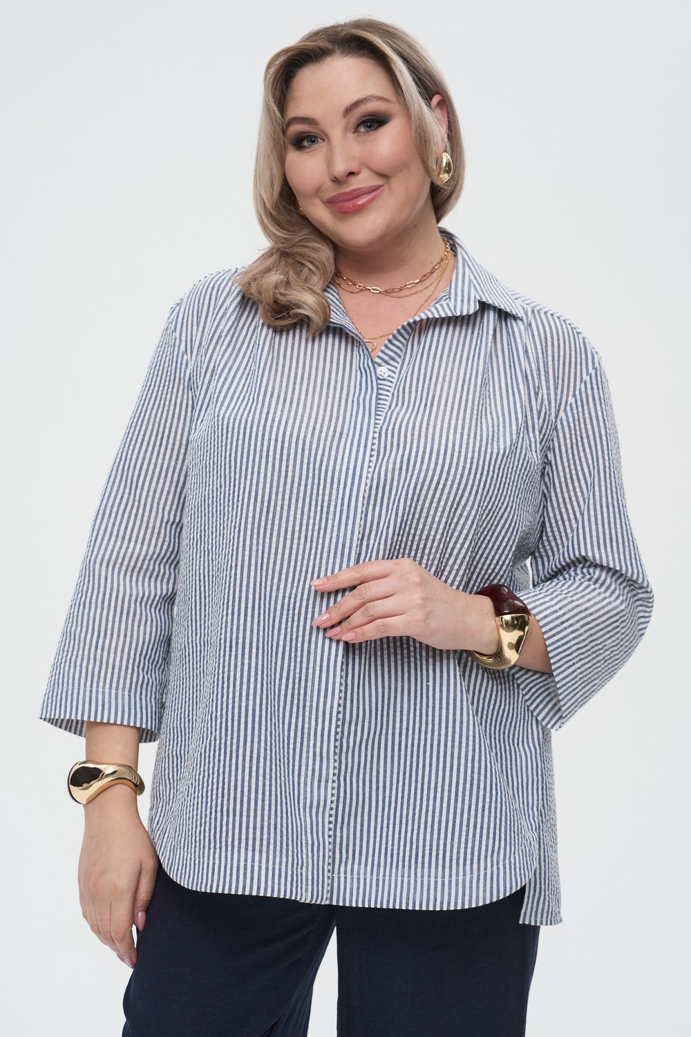 Рубашка Триоль Синий