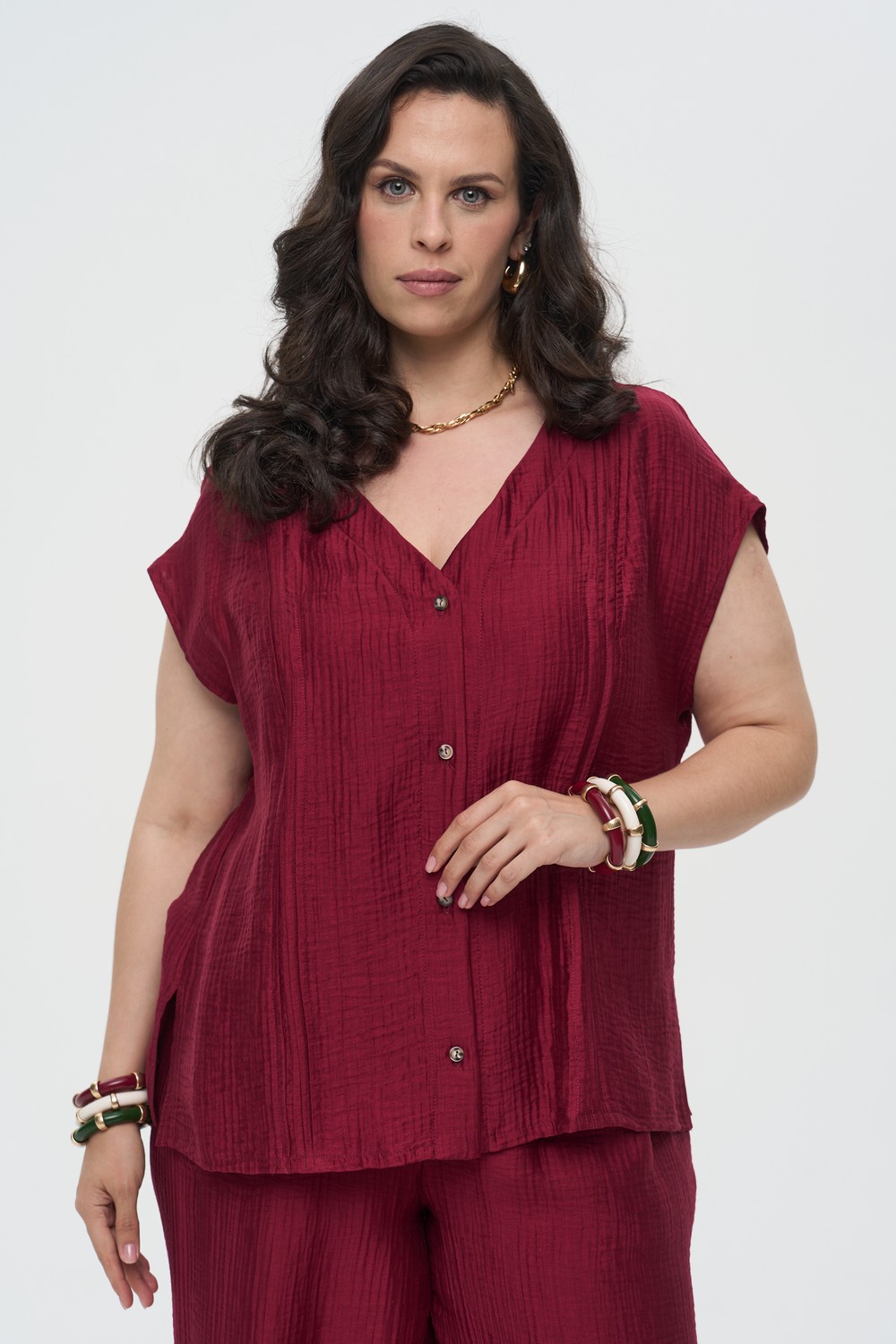 Блуза Ориза Бордовый