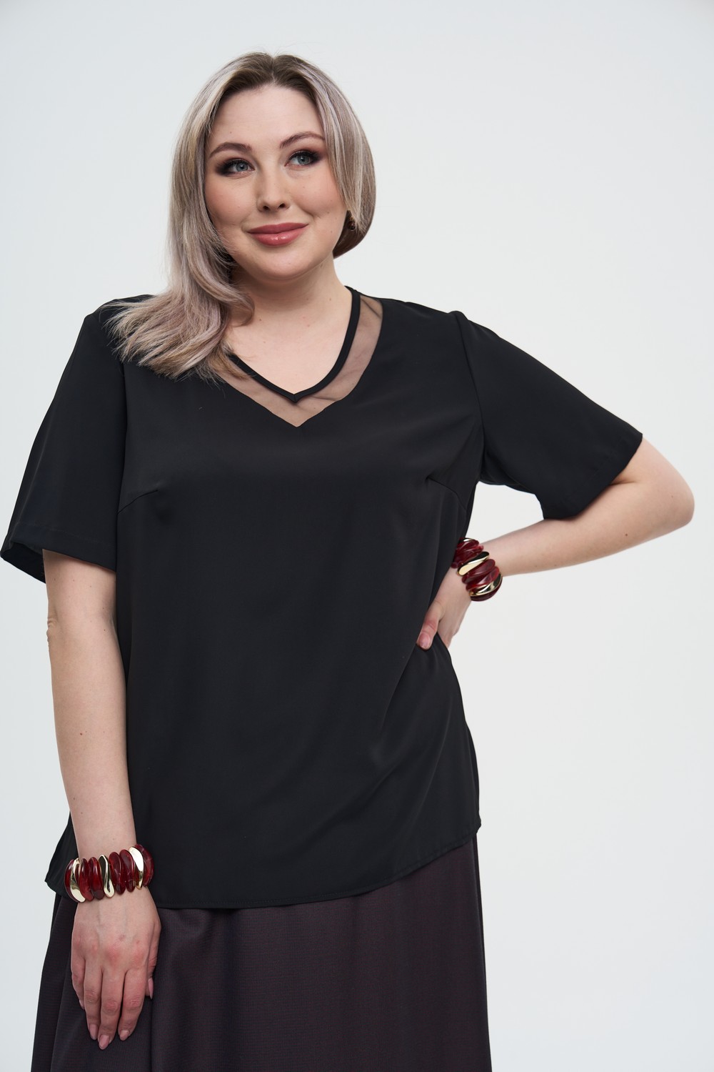 Блуза Intikoma Увертюра Черный