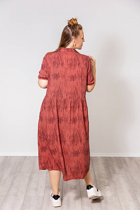 Платье Ludiplus 40302 Красный